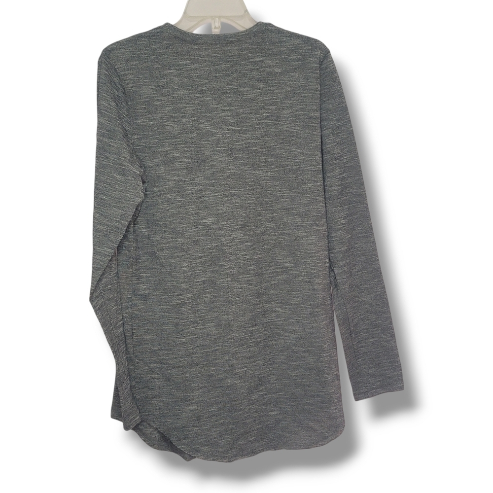 🏈*NWT* PACSUN - Small Gray Heather Longsleeve Tee - Picture 3 of 5